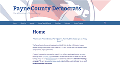 Desktop Screenshot of paynecountydemocrats.org