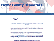 Tablet Screenshot of paynecountydemocrats.org